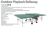 Table tennis table PLAYBACK ROLLAWAY OUTDOOR